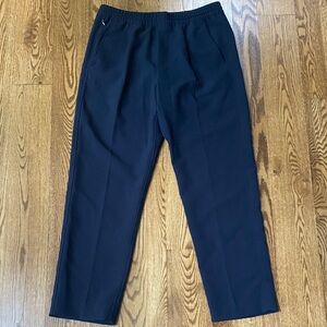 Abercrombie & Fitch navy blue loose fit medium comfort dark academia